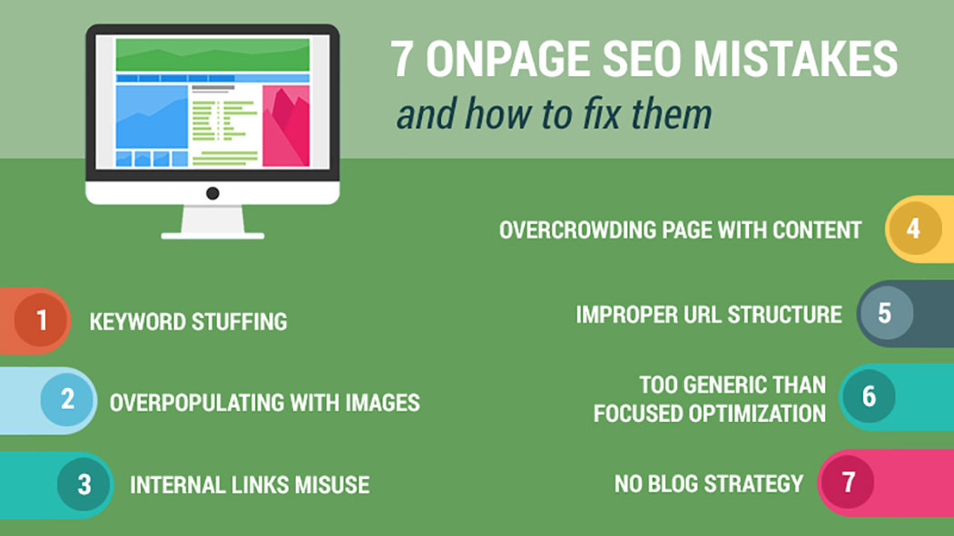 7 On page mistakes & how to fix them