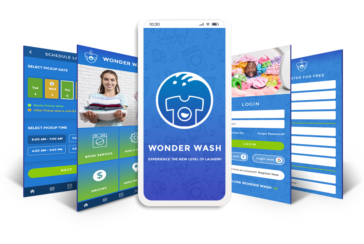 Wonder Wash - On Demand Laundry App