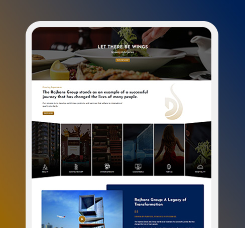 Rajhans Group Website