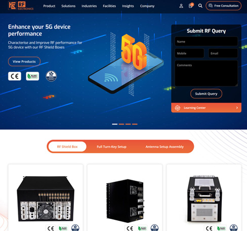 RF Electronics New Website